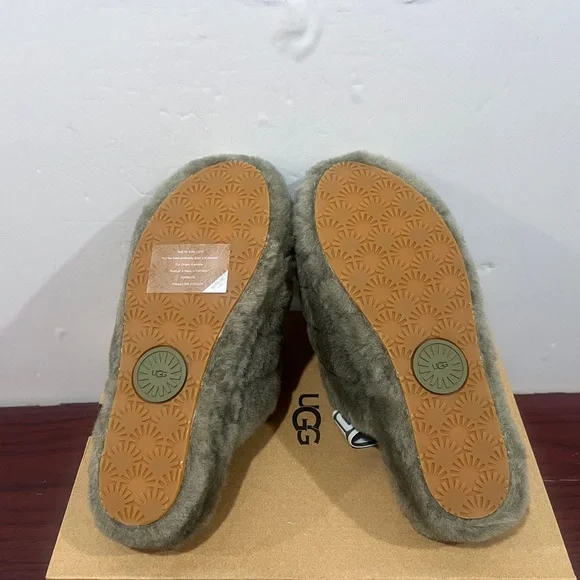 Ugg Fluff Yeah Slide, 1095119, Burnt Olive - Picture 8 of 11